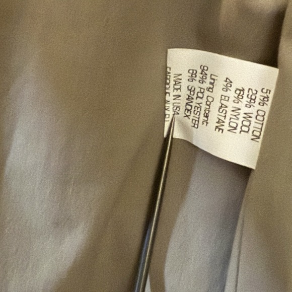 Theory Trench Coat Women's Size Large Button Tan with Detachable Hood - Picture 10 of 16